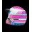 Casco Bell Moto 3 Deathspray Púrpura Rosa Brillo |8009283001|