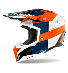 Casco Airoh Aviator 3 Monarch Naranja Brillo |AV3M32|