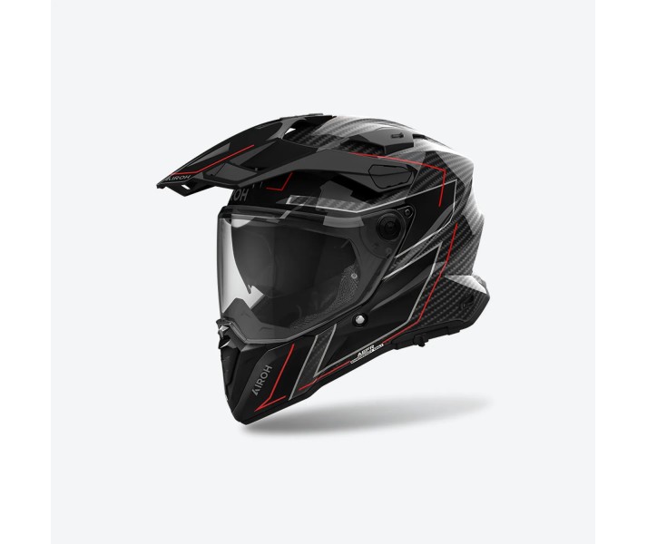 Casco Airoh Commander 2 Carbon Stylish Brillo |CM2C99|