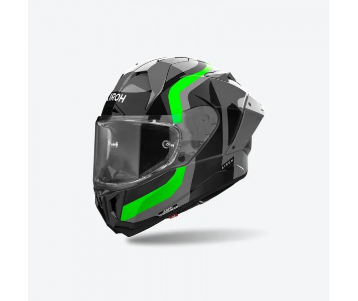 Casco Airoh Gp800 Competition Verde Fluor Brillo |GP8C33|