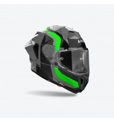 Casco Airoh Gp800 Competition Verde Fluor Brillo |GP8C33|