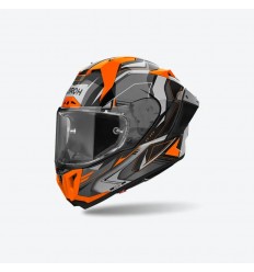 Casco Airoh Gp800 Must Naranja Brillo |GP8MU32|