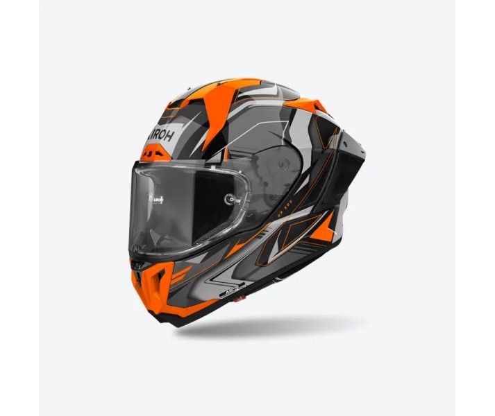 Casco Airoh Gp800 Must Naranja Brillo |GP8MU32|