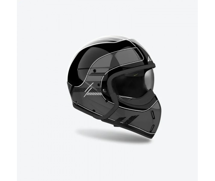 Casco Airoh J110 Raster Gris Oscuro Brillo |J1R99|