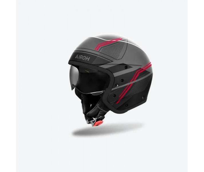 Casco Airoh J110 Slim Rojo Brillo |J1S55|