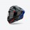 Casco Airoh Matryx Rocket Azul Rojo Brillo |MXRK18|