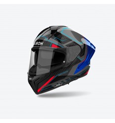 Casco Airoh Matryx Rocket Azul Rojo Brillo |MXRK18|