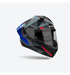 Casco Airoh Matryx Rocket Azul Rojo Brillo |MXRK18|