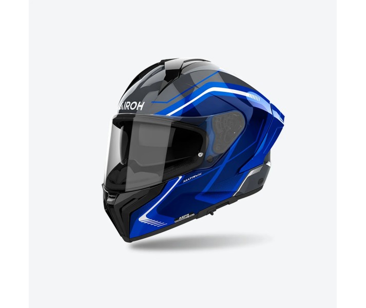 Casco Airoh Matryx Wide Azul Brillo |MXW18|