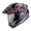 Casco Scorpion Adf-9000 Air Feat Negro Plata Rojo |184-472-163|