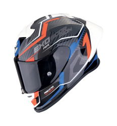 Casco Scorpion Exo-R1 Evo II Air Coup Negro Rojo Azul |111-442-258|