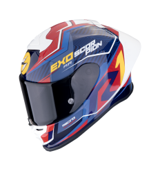 Casco Scorpion Exo-R1 Evo II Air Coup Azul Rojo Amarillo |111-442-328|