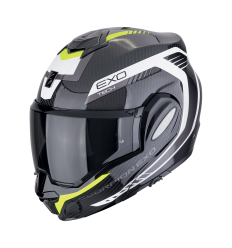 Casco Scorpion Exo-Tech Evo Carbon Cosy Negro Amarillo Fluor |118-475-141|