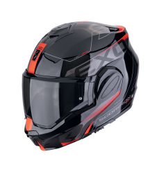 Casco Scorpion Exo-Tech Evo Traveller Negro Rojo |118-478-24|