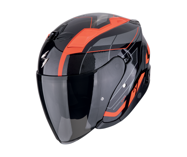 Casco Scorpion Exo-Z1 Vue Negro Rojo |123-492-24|