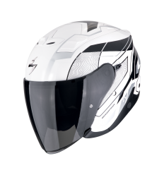 Casco Scorpion Exo-Z1 Vue Blanco Negro Plata |123-492-286|