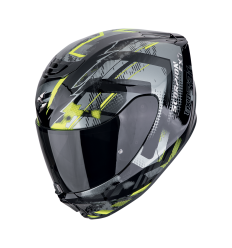 Casco Scorpion Exo-391 Clutter Negro Amarillo Fluo |139-480-141|