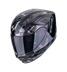 Casco Scorpion Exo-391 Clutter Negro Camaleonte |139-480-38|