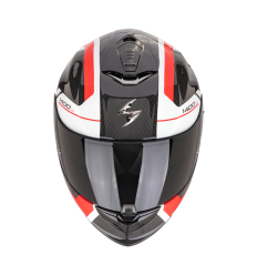 Casco Scorpion Exo-1400 Evo II Carbon Air Enko Negro Rojo Blanco |140-484-101|