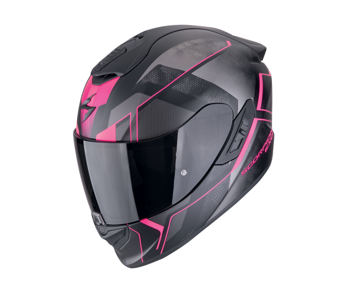 Casco Scorpion Exo-1400 Evo II Air Intensio Negro Mate Rosa |140-486-179|