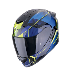 Casco Scorpion Exo-1400 Evo II Air Intensio Negro Azul |140-486-66|