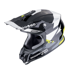 Casco Scorpion Vx-16 Evo Air Rod Negro Amarillo Fluor |146-473-141|