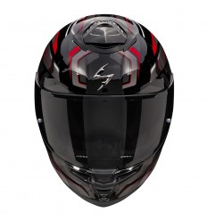 Casco Scorpion Exo-Gt Sp Air Augusta Negro Gris Rojo |150-465-339|