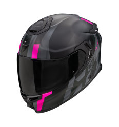 Casco Scorpion Exo-Gt Sp Air Touradven Negro Mate Rosa |150-467-179|