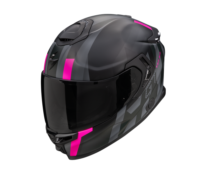 Casco Scorpion Exo-Gt Sp Air Touradven Negro Mate Rosa |150-467-179|