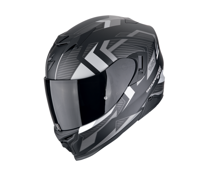 Casco Scorpion Exo-520 Evo Air Sensus Negro Mate Plata |172-500-159|