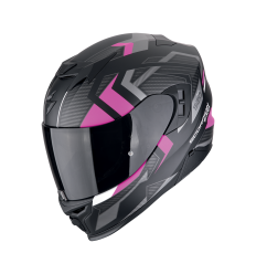 Casco Scorpion Exo-520 Evo Air Sensus Negro Mate Rosa |172-500-179|