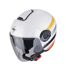 Casco Scorpion Exo-City II Bee Blanco Amarillo |183-423-150|