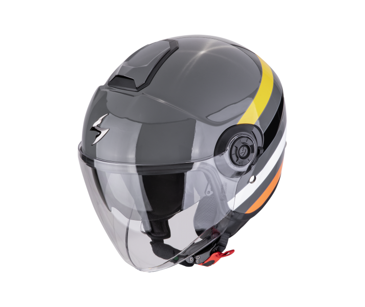 Casco Scorpion Exo-City II Bee Gris Amarillo Negro |183-423-350|