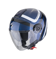 Casco Scorpion Exo-City II Riva Azul Negro |183-488-358|