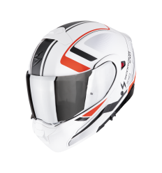 Casco Scorpion Exo-930 Evo Ardens Blanco Mate Negro Rojo |194-501-292|