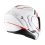 Casco Scorpion Exo-930 Evo Ardens Blanco Mate Negro Rojo |194-501-292|