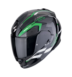 Casco Scorpion Exo-491 Kripta Negro Verde Blanco |48-450-349|