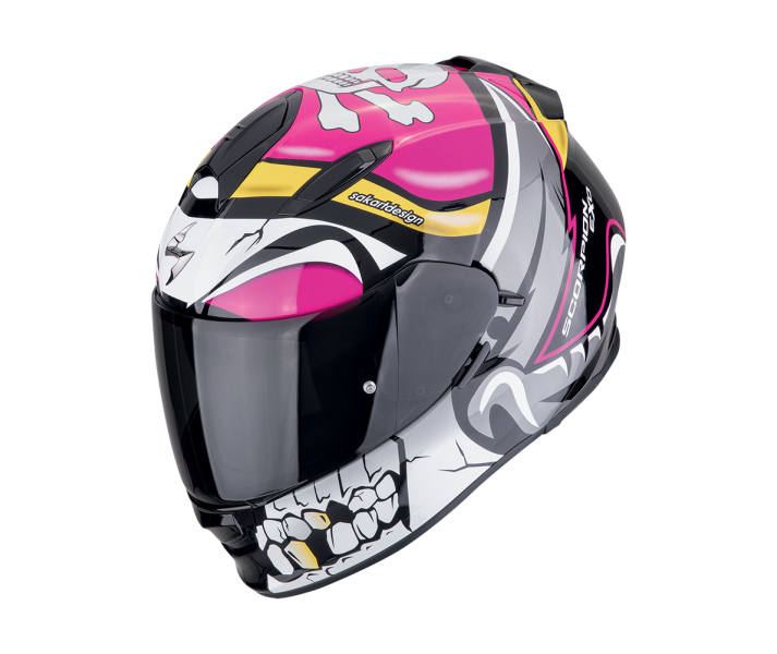 Casco Scorpion Exo-491 Pirate Rosa |48-452-32|