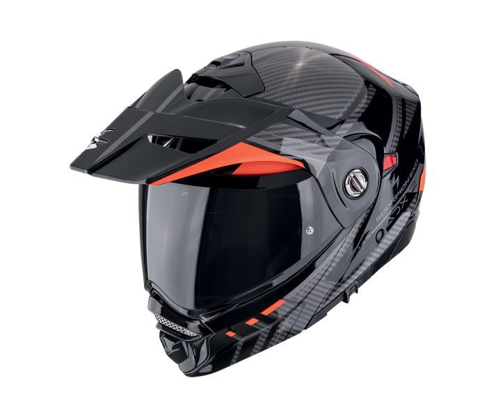 Casco Scorpion Adx-2 Lewis Negro Rojo |89-504-24|