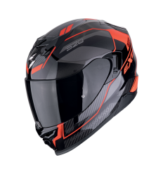 Casco Scorpion Exo-520 Evo Air Lena Negro Rojo |172-499-24|