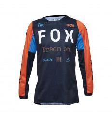 Camiseta Fox Infantil 180 Race Spec Azul Medianoche |33050-329|