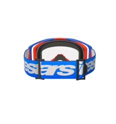 Máscara Alpinestars Vision 8 Wordmark Azul Naranja Transparente |5101225-7301|