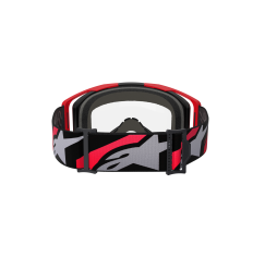 Máscara Alpinestars Vision 8 Luar Rojo Negro Transparente |5103425-3113|