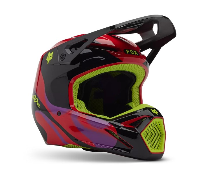 Casco Fox V1 Emotion Rojo Fluor |33123-110|