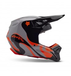 Casco Fox V1 Emotion Gris Acero |33123-172|