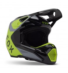 Casco Fox V1 Lean Gris Amarillo |32999-086|