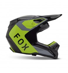 Casco Fox V1 Lean Gris Amarillo |32999-086|