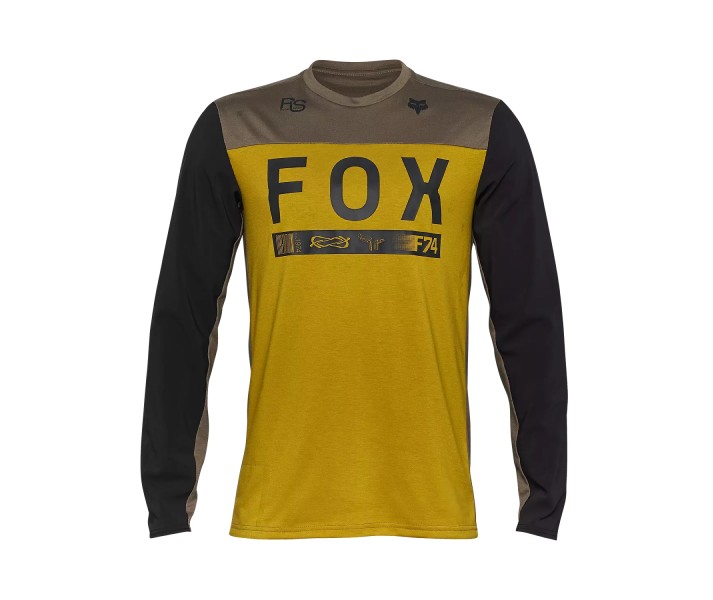 Camiseta Fox Ranger Off Road Amarillo mostaza |33012-440|