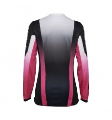 Camiseta Fox Mujer 180 Lean Negro Rosa |33033-285|