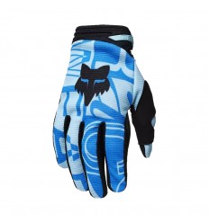 Guantes Fox Infantil Girls 180 Race Spec Azul Claro |33041-116|